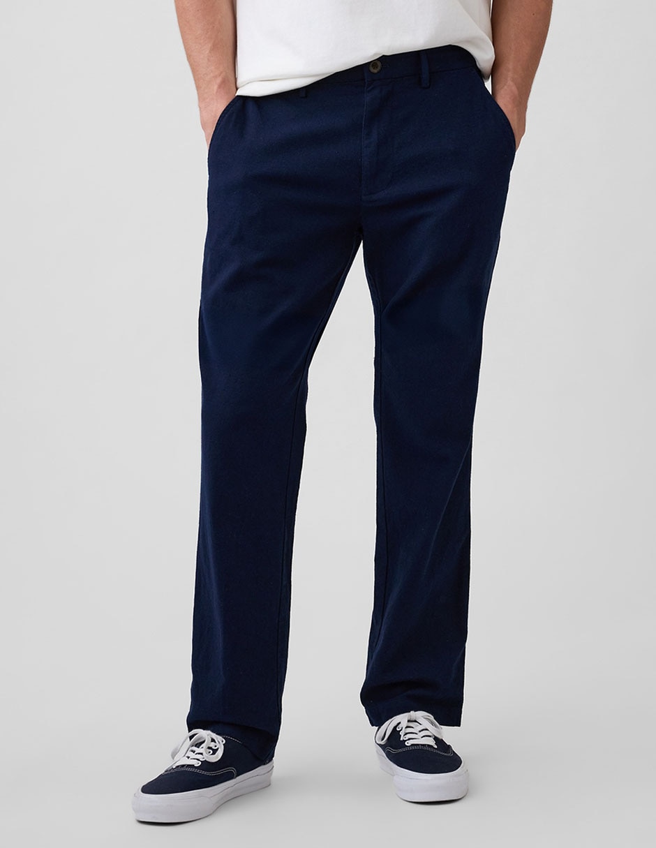 Pantalón straight de lino para hombre 3