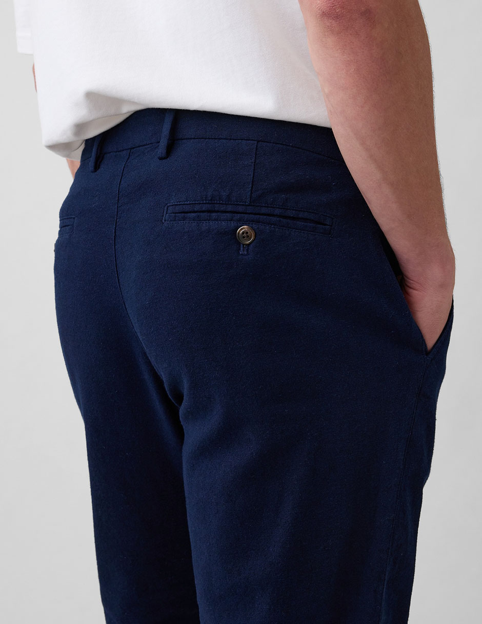 Pantalón straight de lino para hombre 5