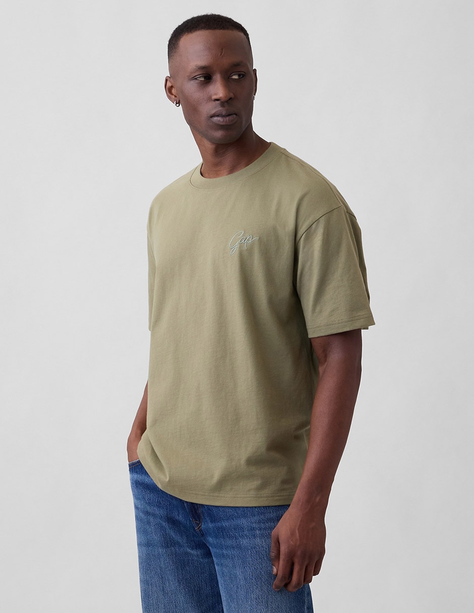 PLAYERA GAP 887948 LOGO RE, 2XG, VERDE