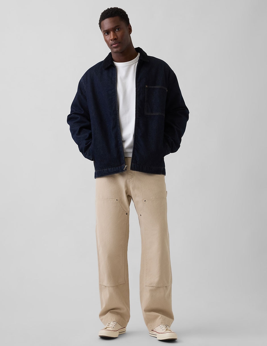 Jeans loose deslavado para hombre