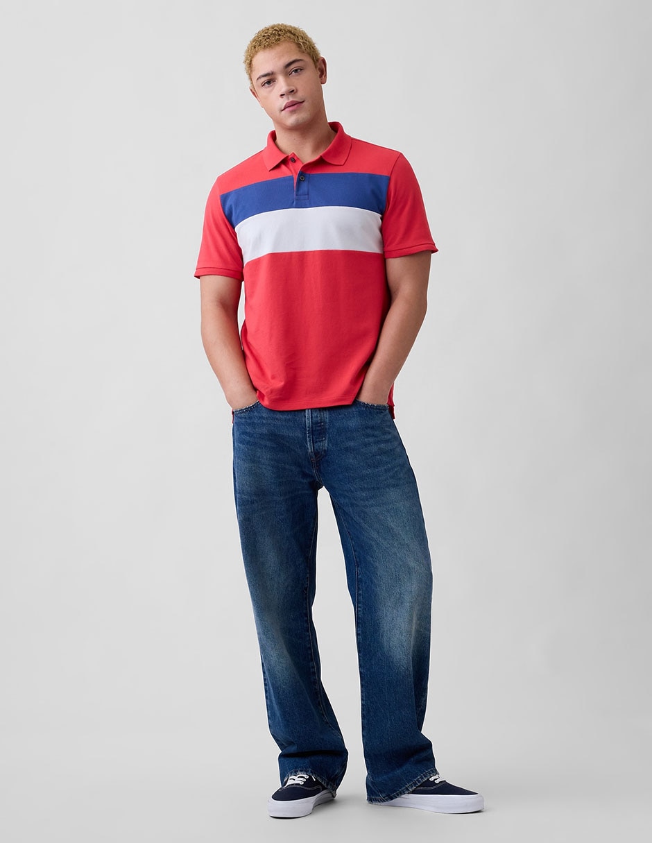 Playera tipo polo para hombre