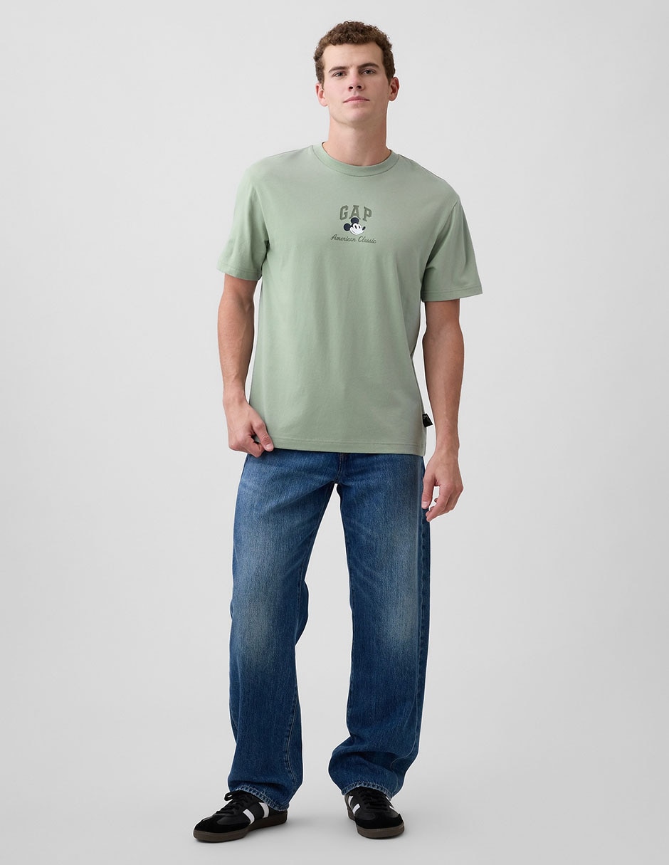 Playera Mickey Mouse cuello redondo para hombre 3