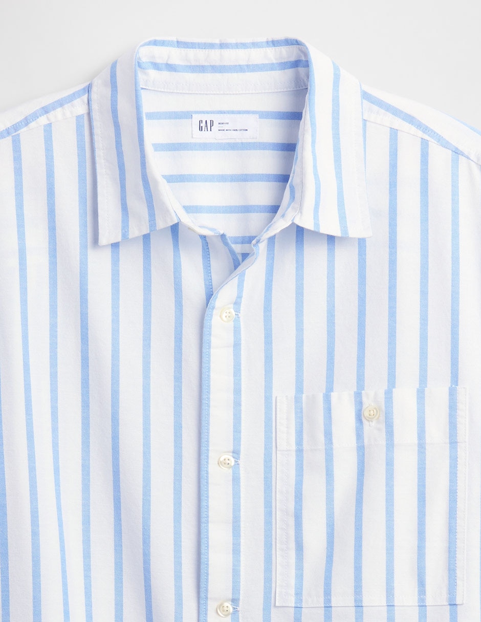 Camisa casual de algodón manga larga para hombre 4
