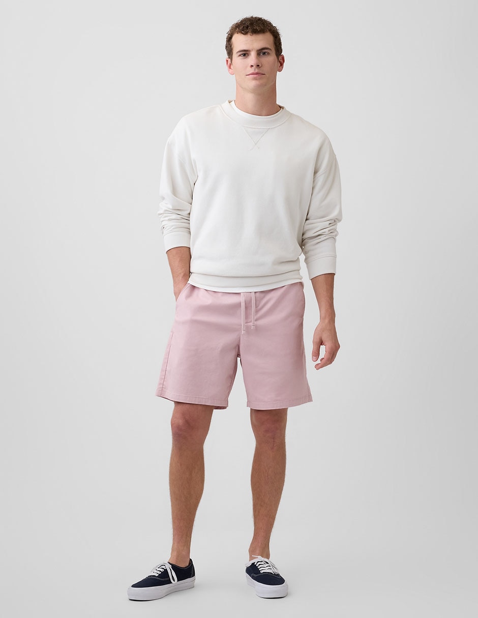 SHORT GAP 888483 LISO, 2XG, ROSA CLARO