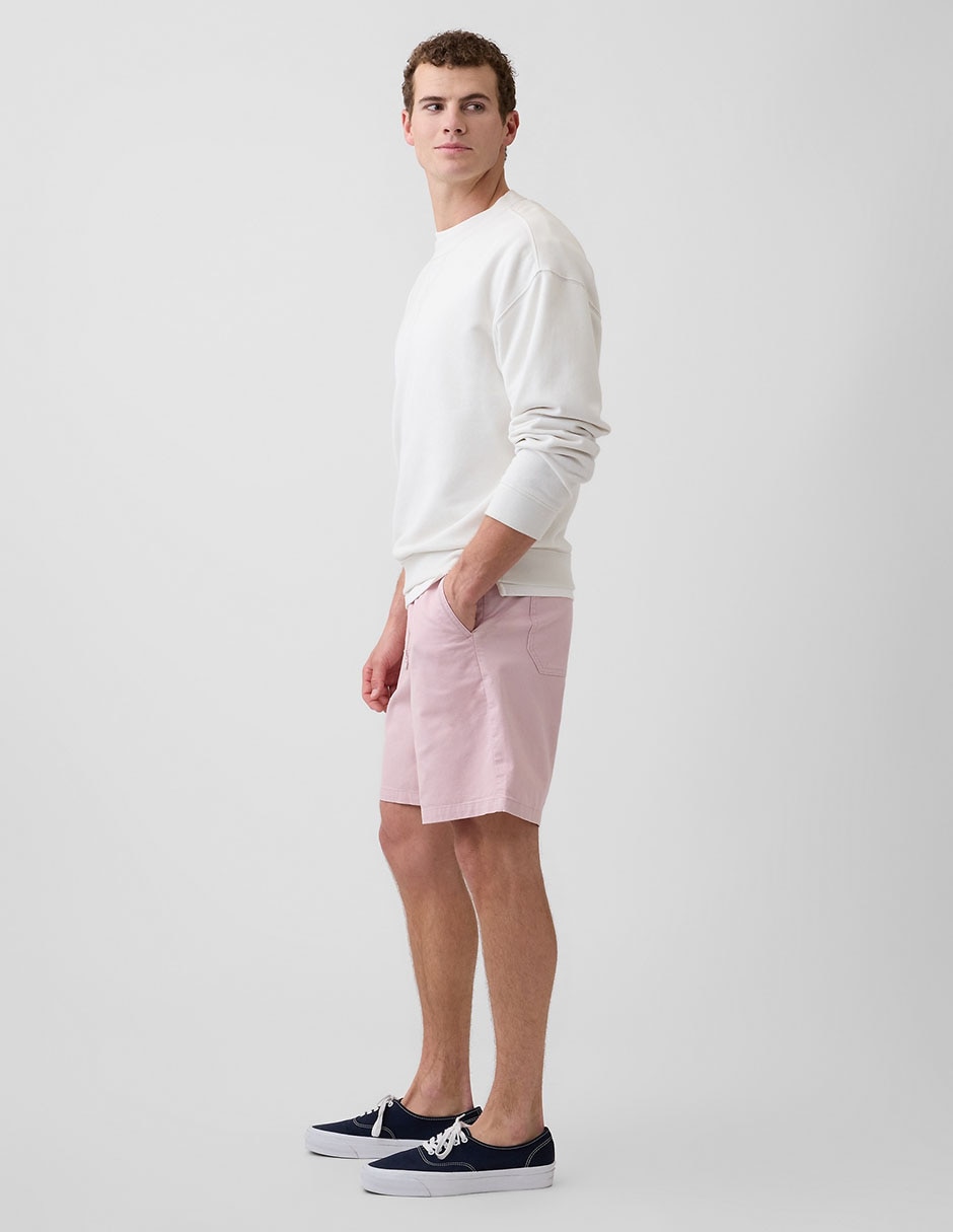 SHORT GAP 888483 LISO, 2XG, ROSA CLARO