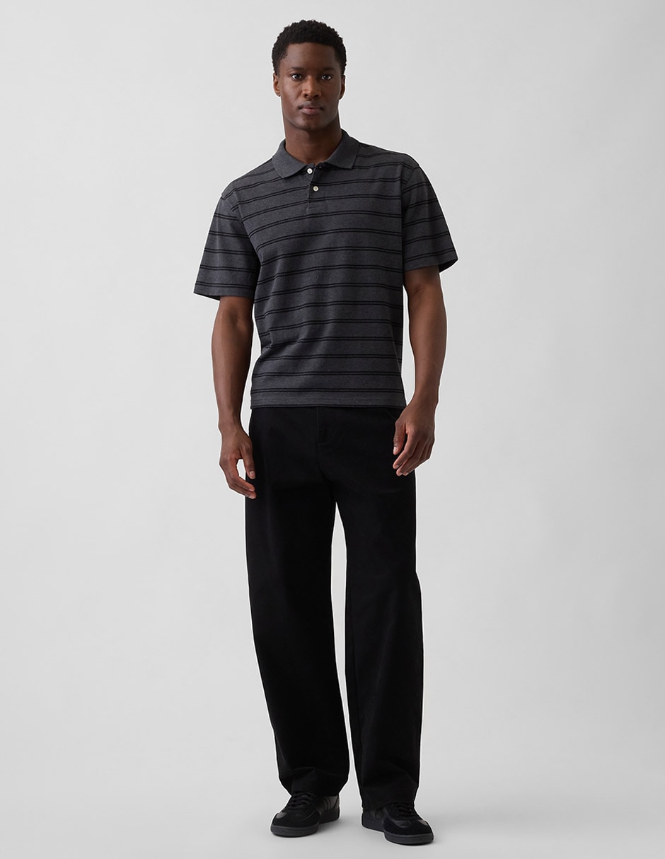 PLAYERA POLO GAP 888869A A, 2XG, NEGRO