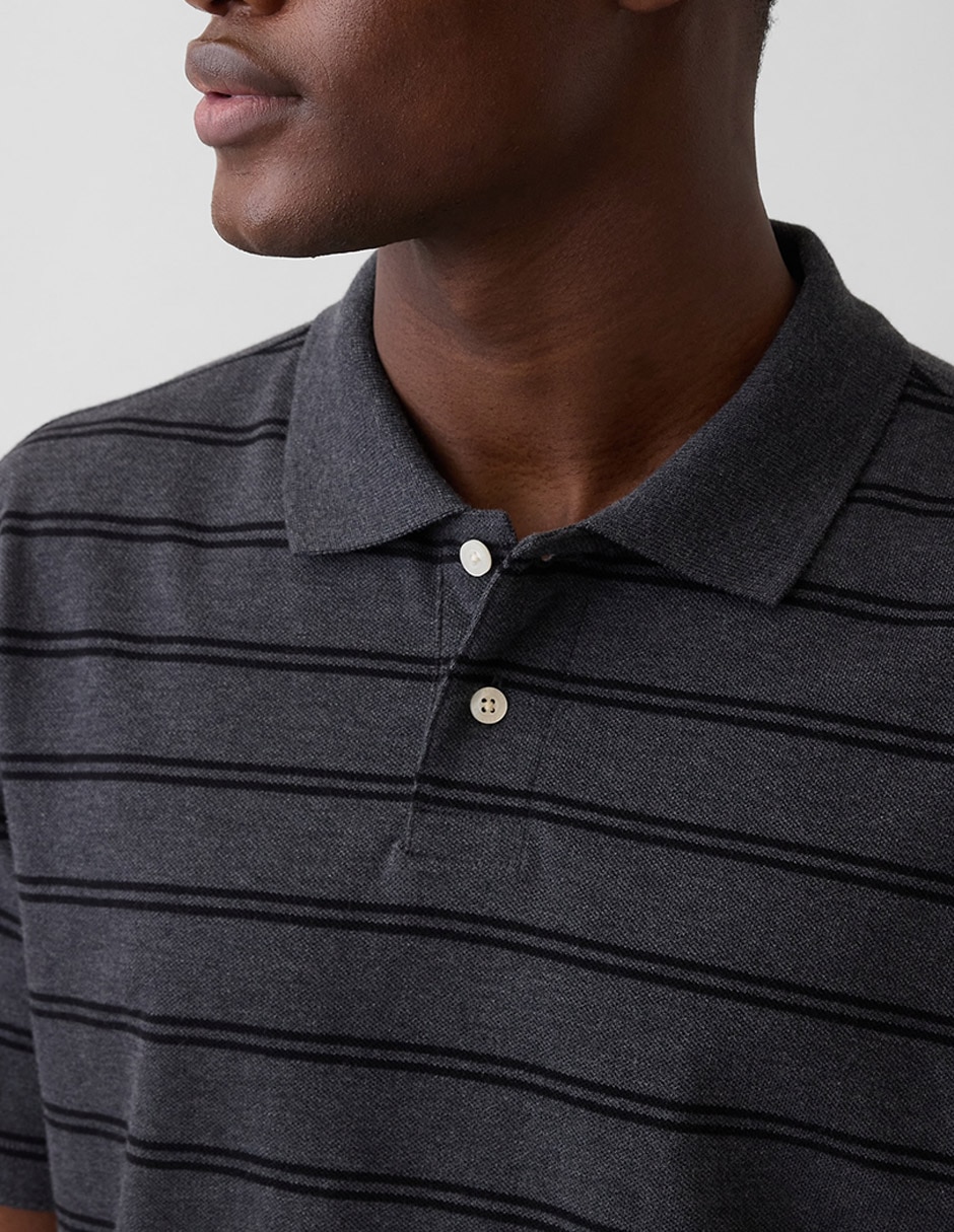 PLAYERA POLO GAP 888869A A, 2XG, NEGRO