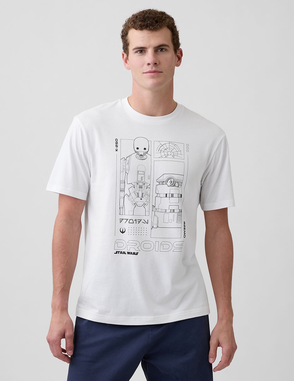 Playera cuello redondo para hombre