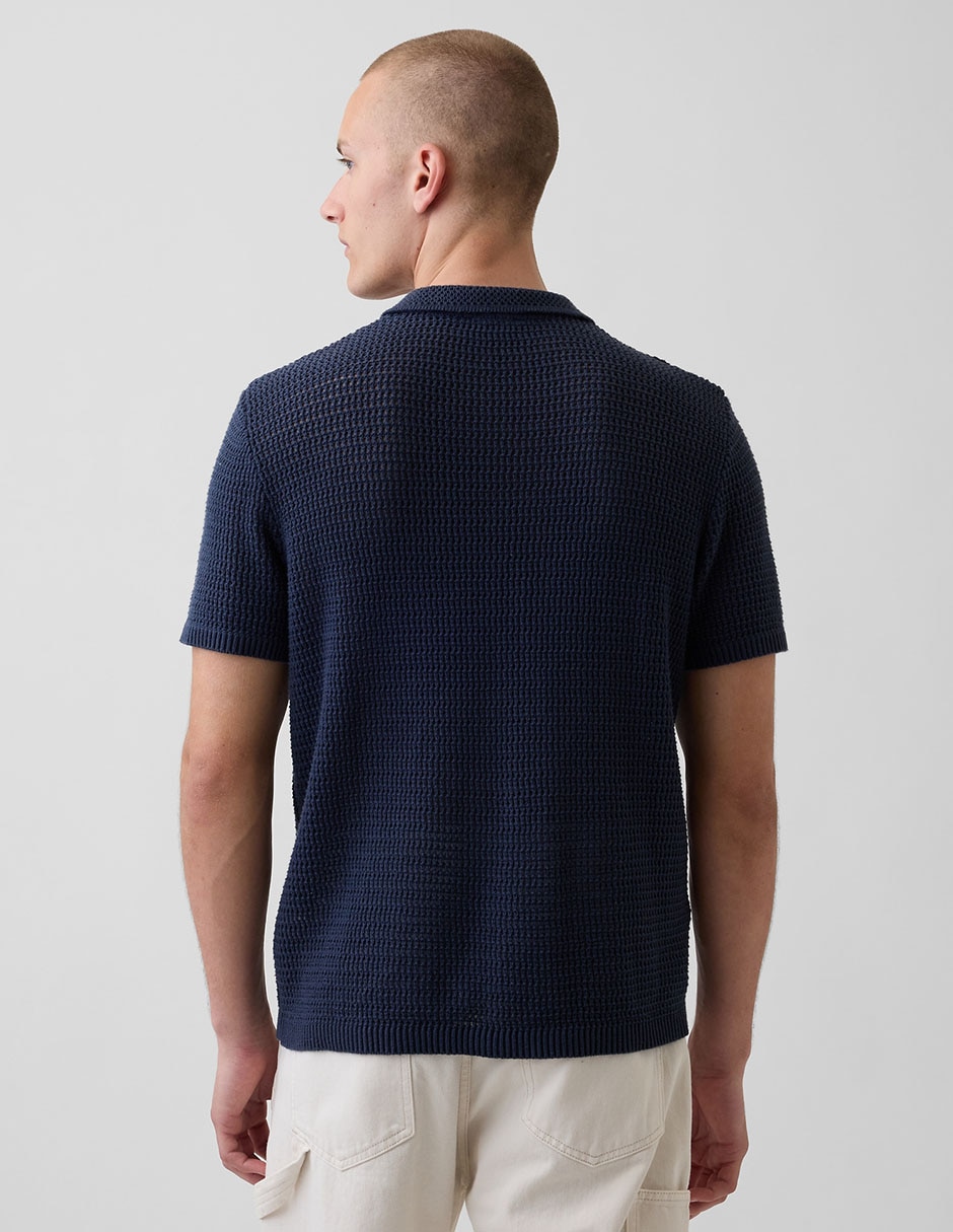 Playera tipo polo para hombre