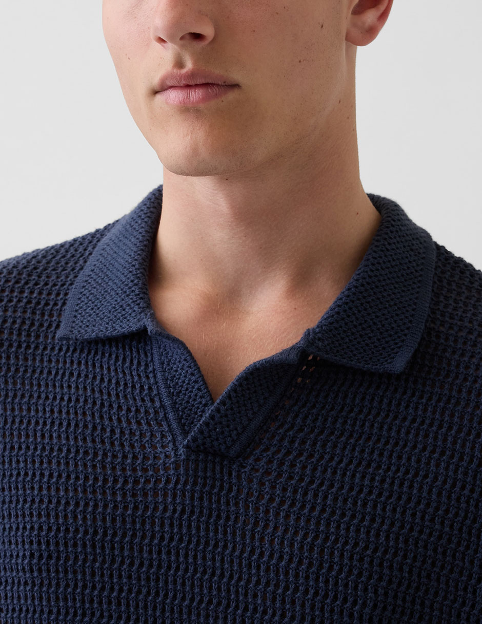 Playera tipo polo para hombre