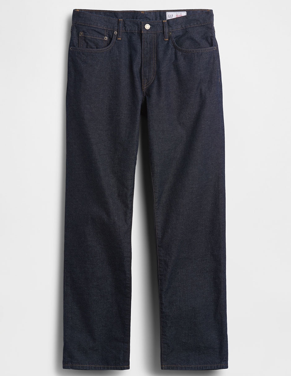 Jeans straight deslavado para hombre 5