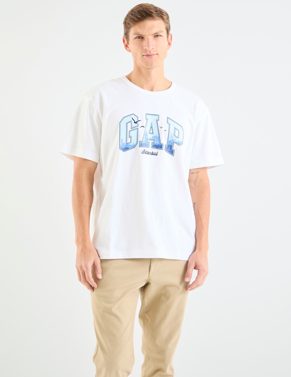 Playera cuello redondo para hombre