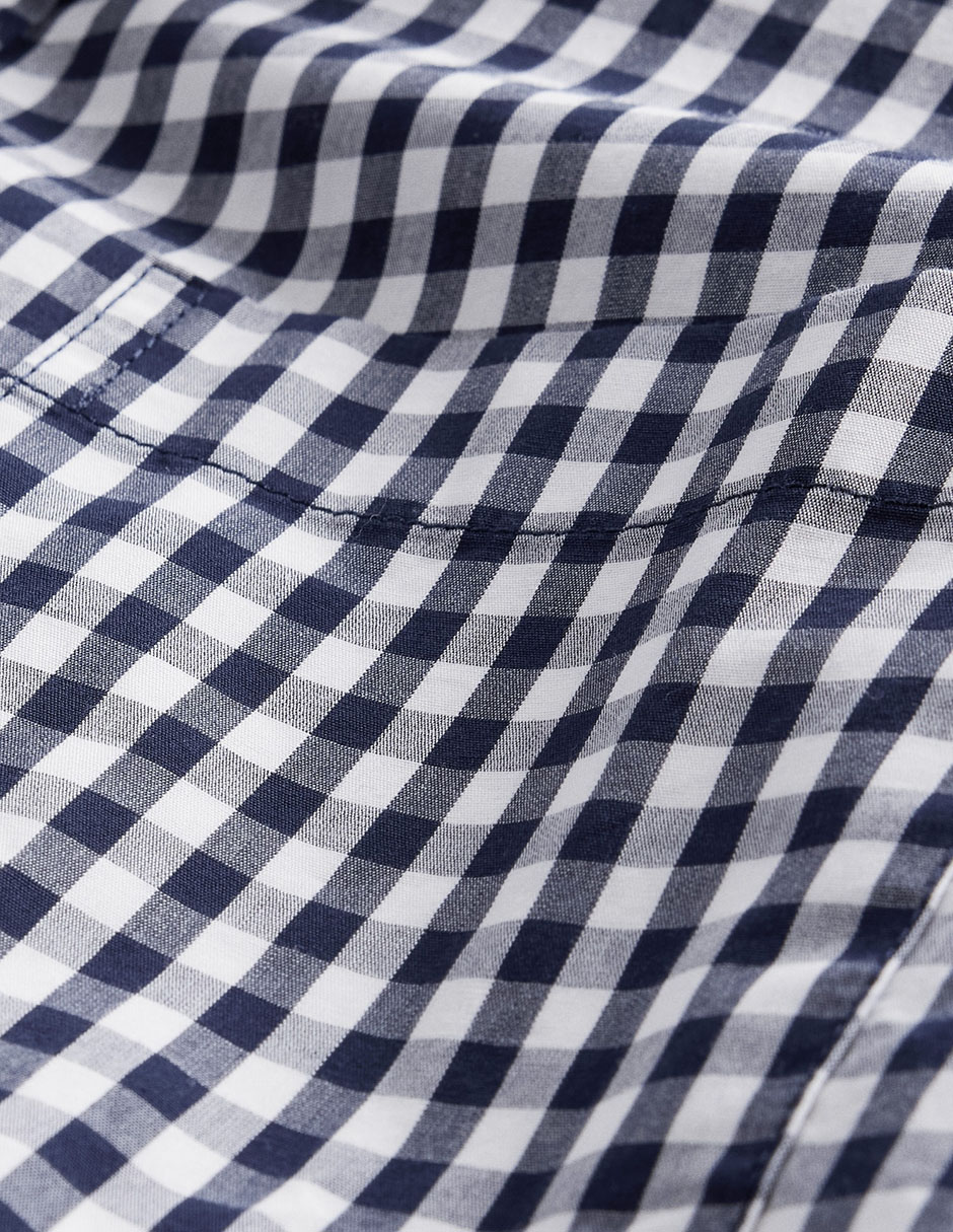 CAMISA GAP 734040A ALGOD, M, AZUL MARINO