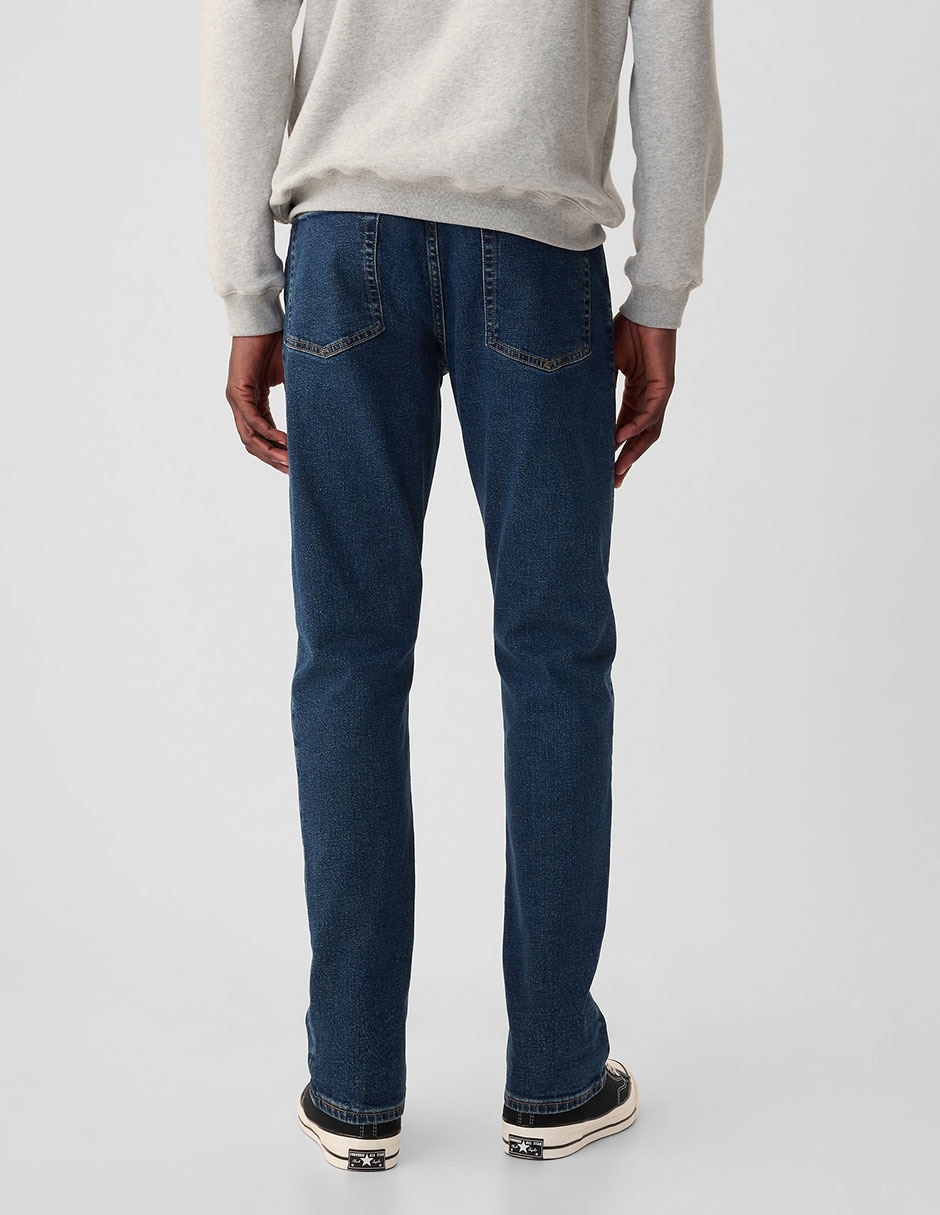 Jeans skinny deslavado para hombre 4