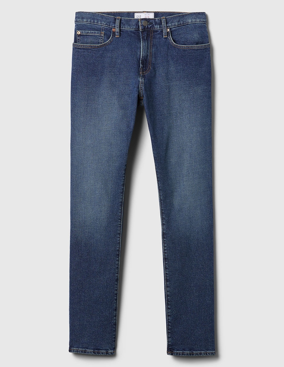 Jeans skinny deslavado para hombre 5