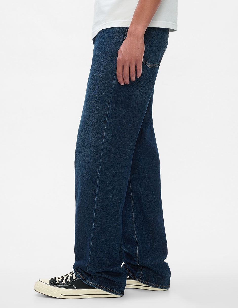 Jeans baggy deslavado para hombre 3