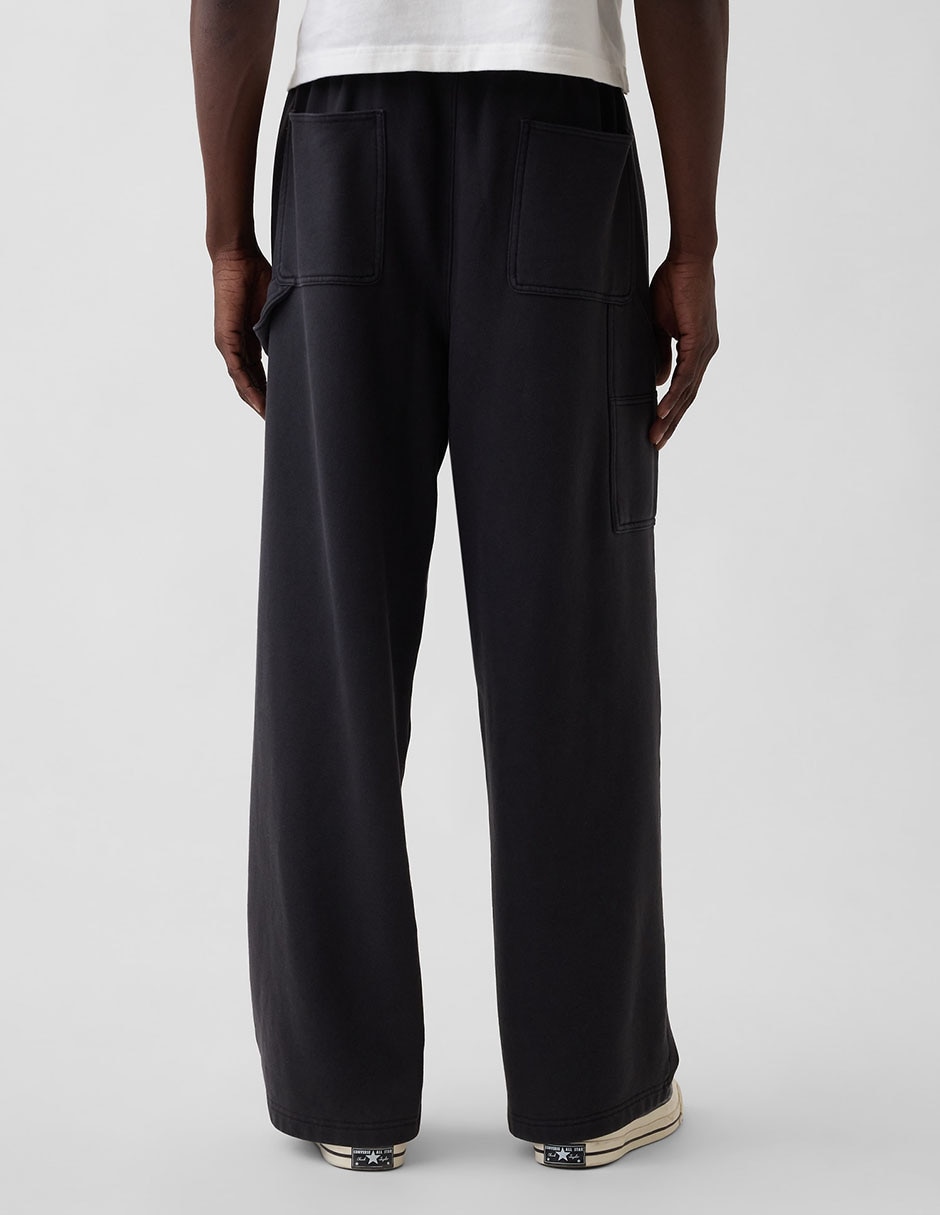 Pants straight con elástico para hombre