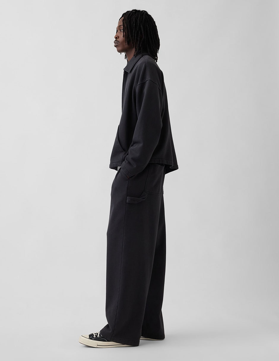 Pants straight con elástico para hombre