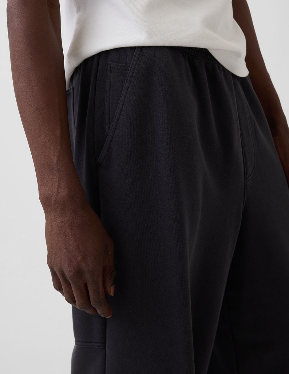 Pants straight con elástico para hombre