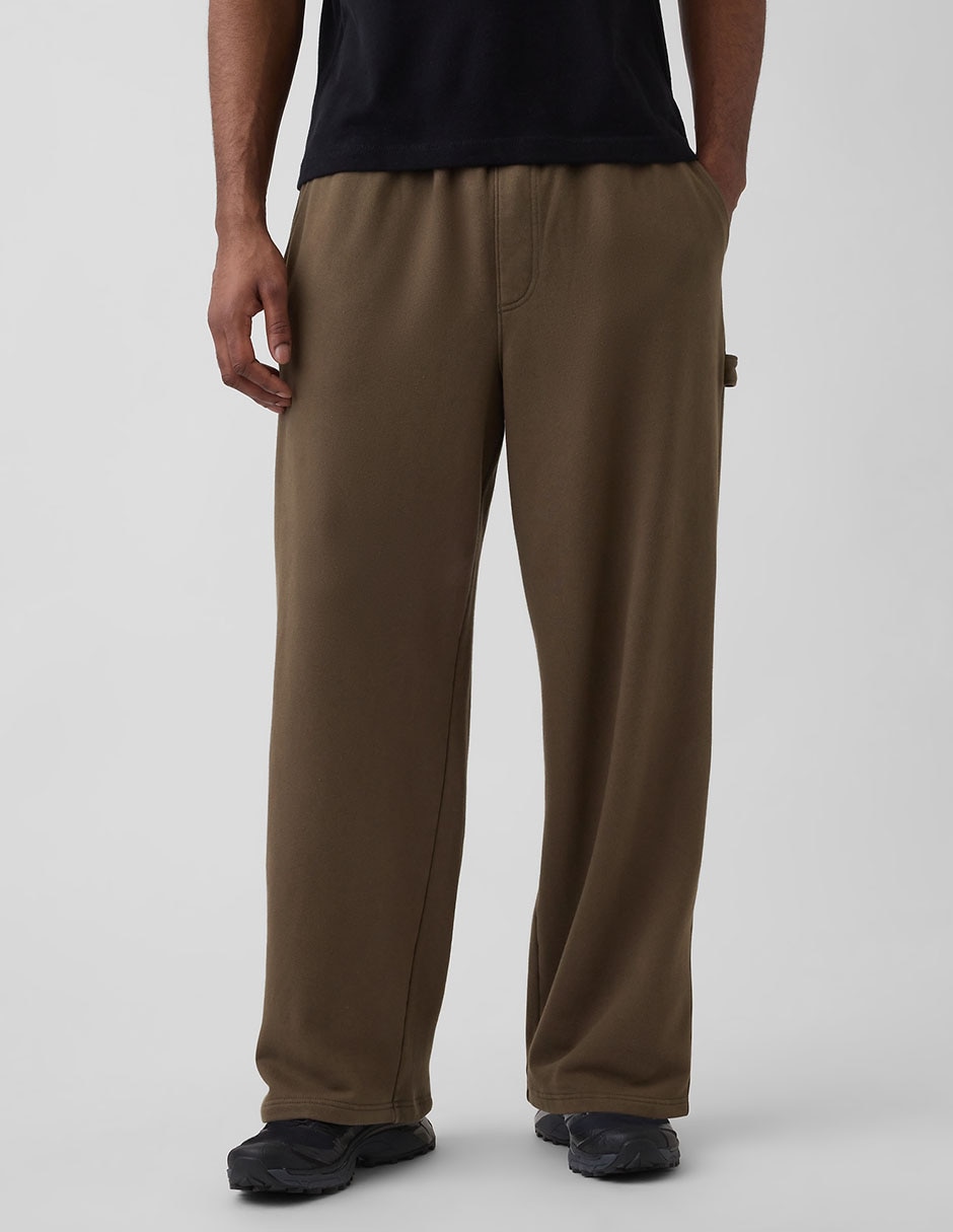 Pants straight con elástico para hombre 2