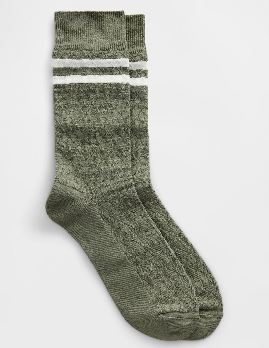 Calceta de algodón para hombre