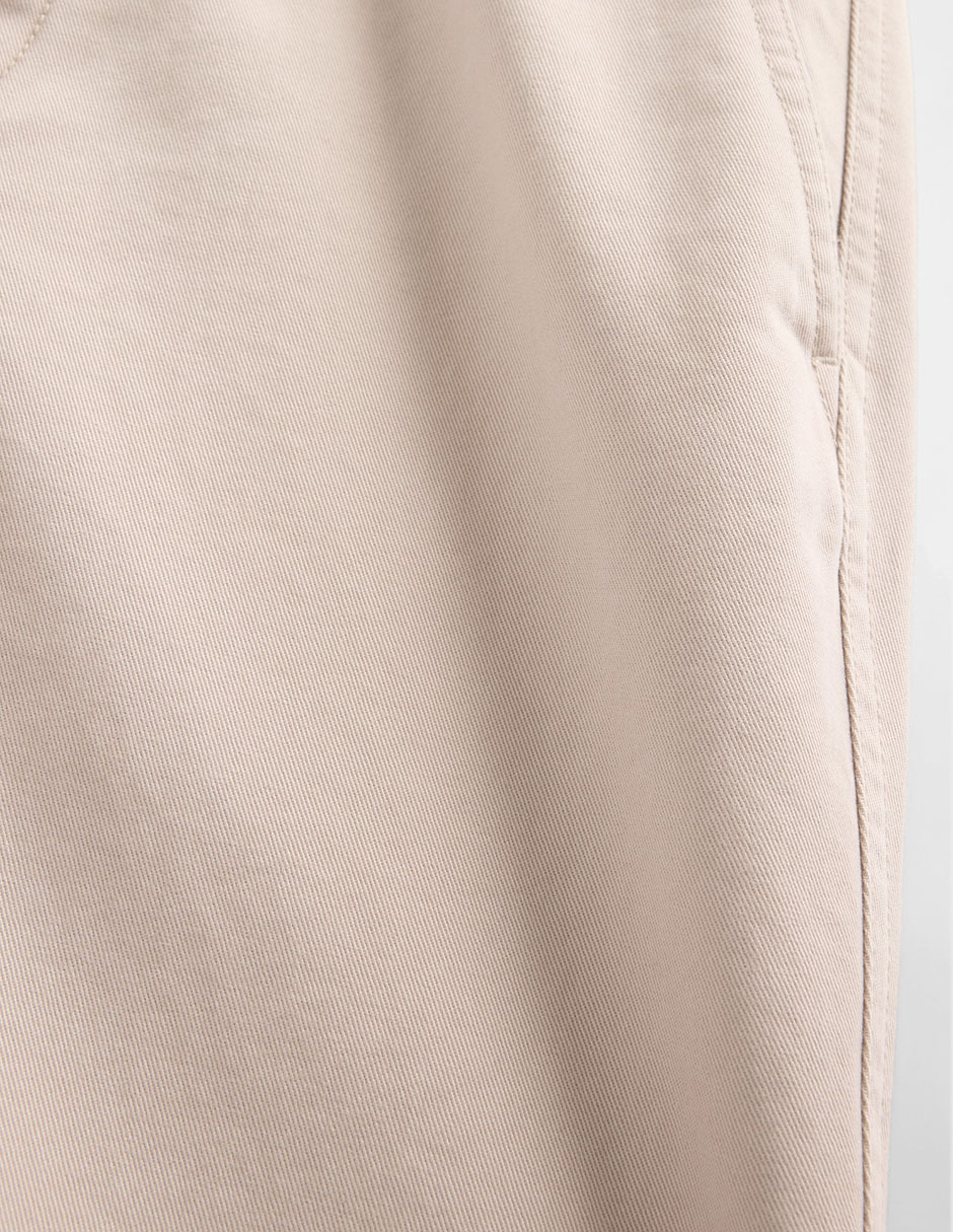 Pantalón casual straight de algodón para hombre 5
