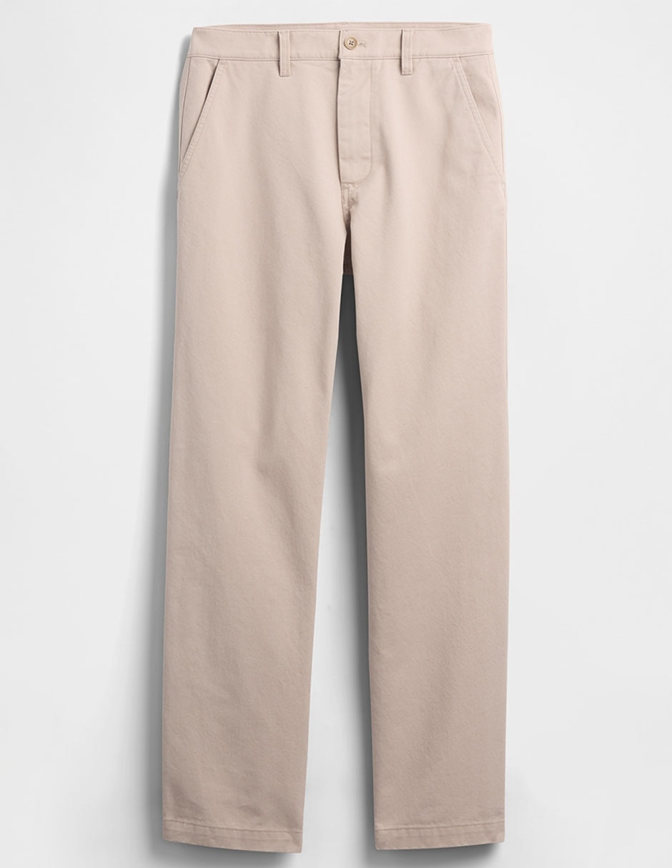 Pantalón casual straight de algodón para hombre 6