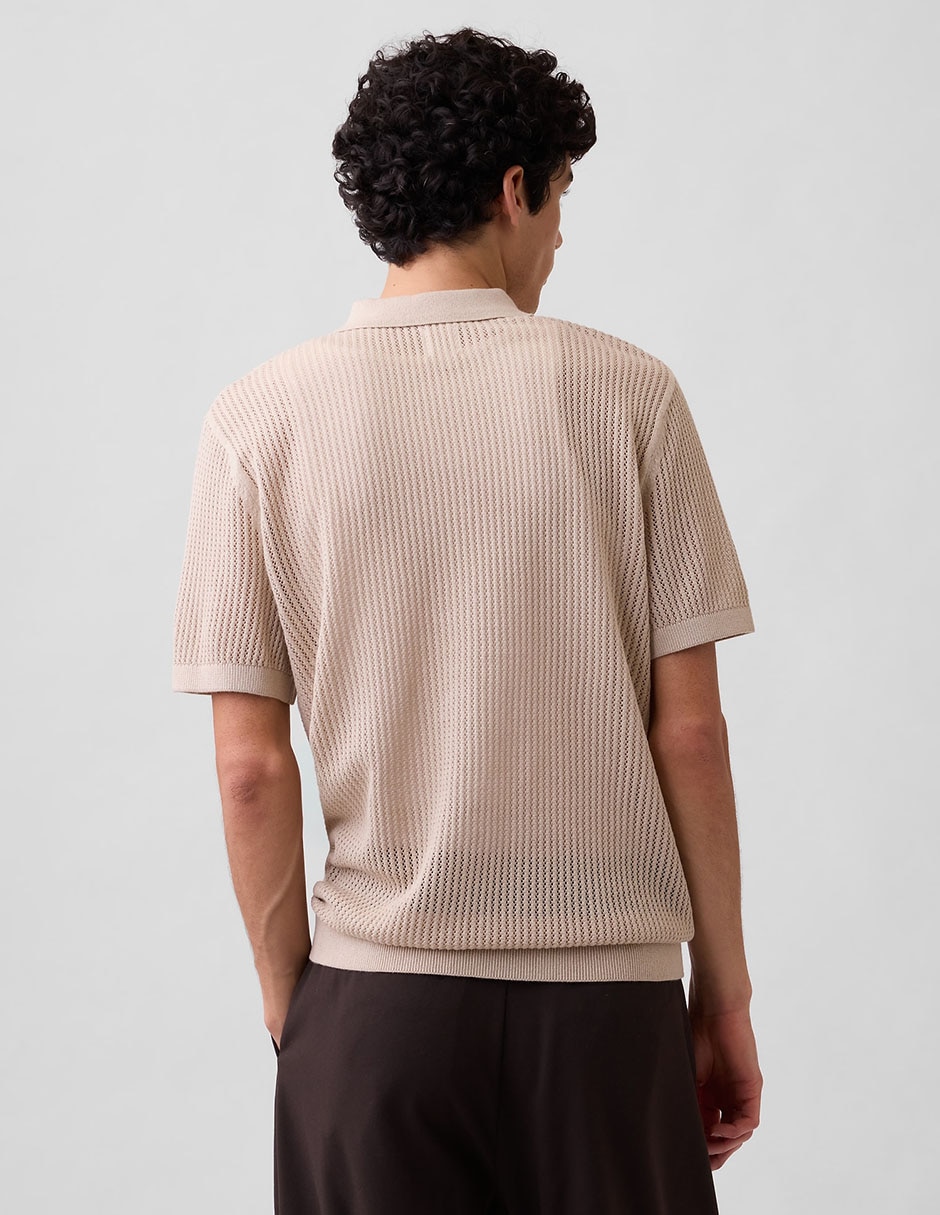 PLAYERA POLO GAP 887946 ALGO, M, KHAKI