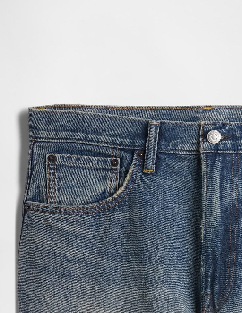 Jeans loose deslavado para hombre 5