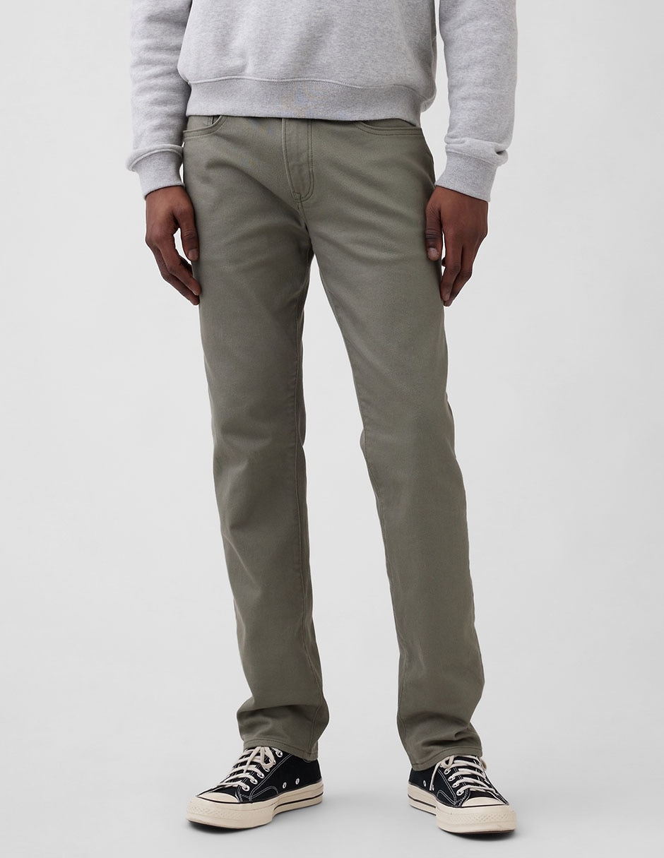 Jeans slim lavado medio para hombre 6
