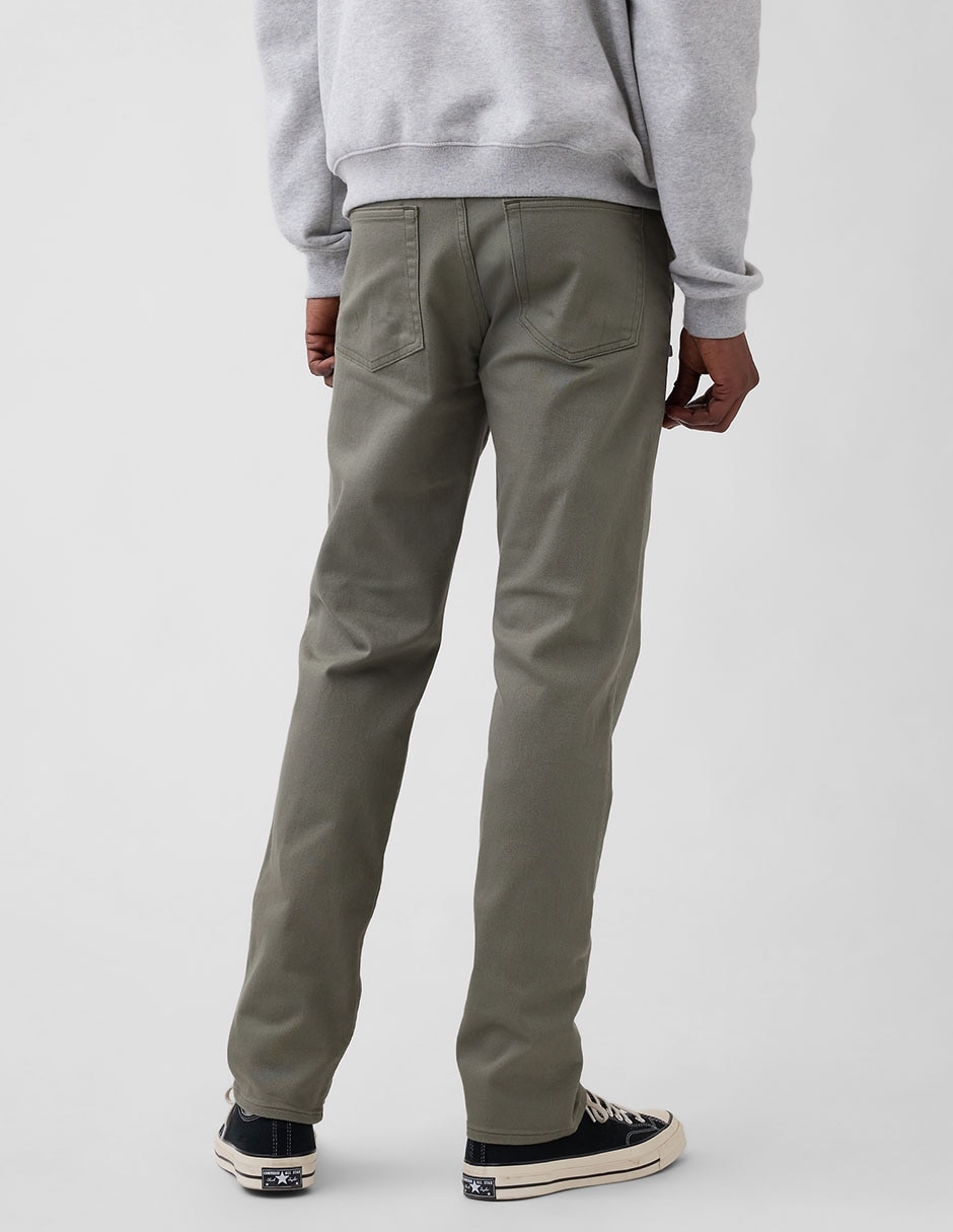 Jeans slim lavado medio para hombre 7