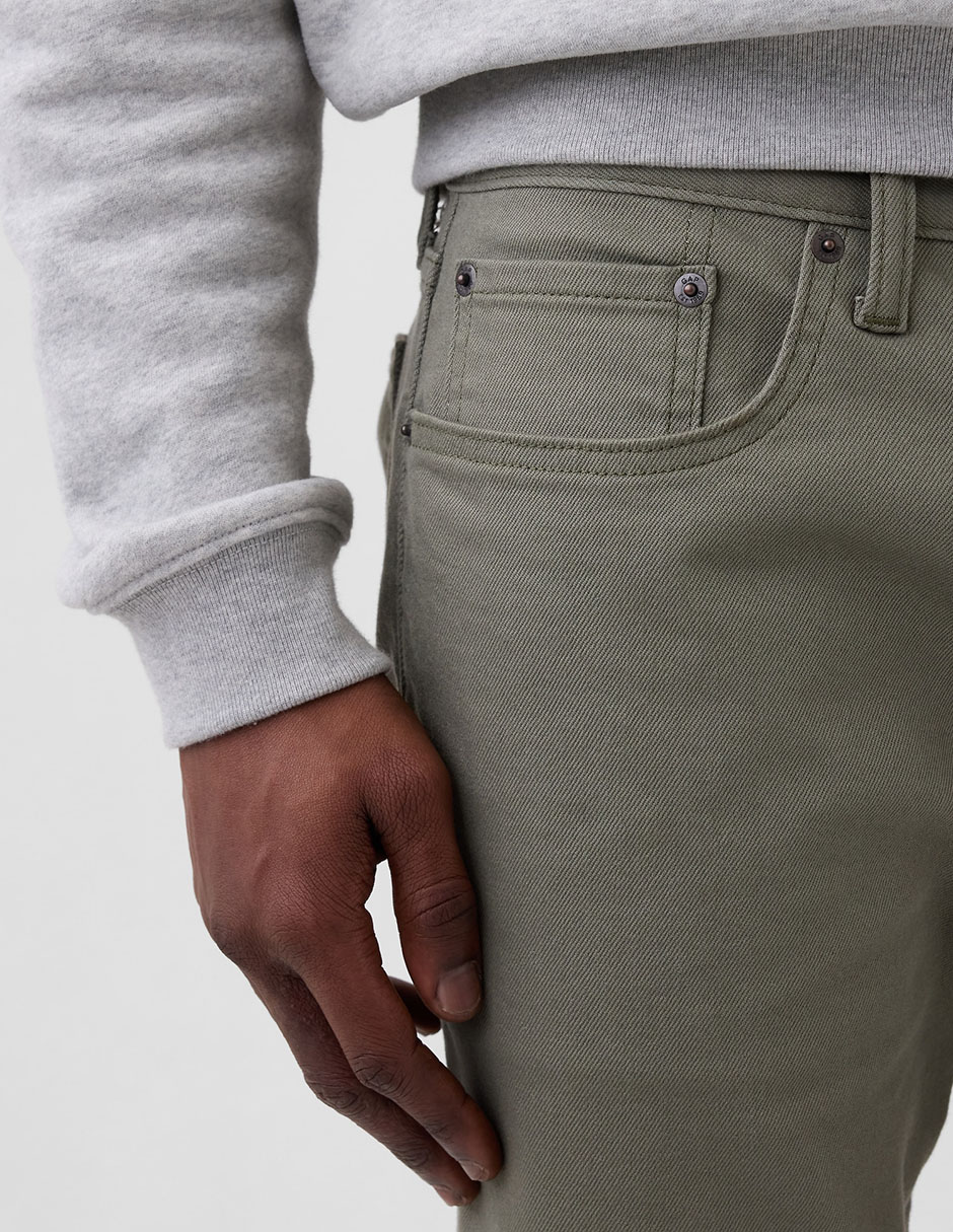 Jeans slim lavado medio para hombre 8