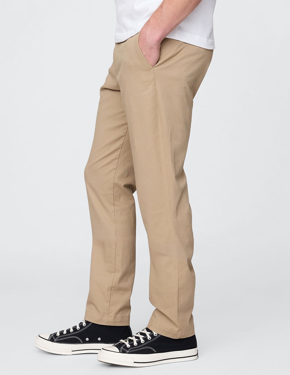 PANTALON GAP 440943 LISO, 32-30, KHAKI