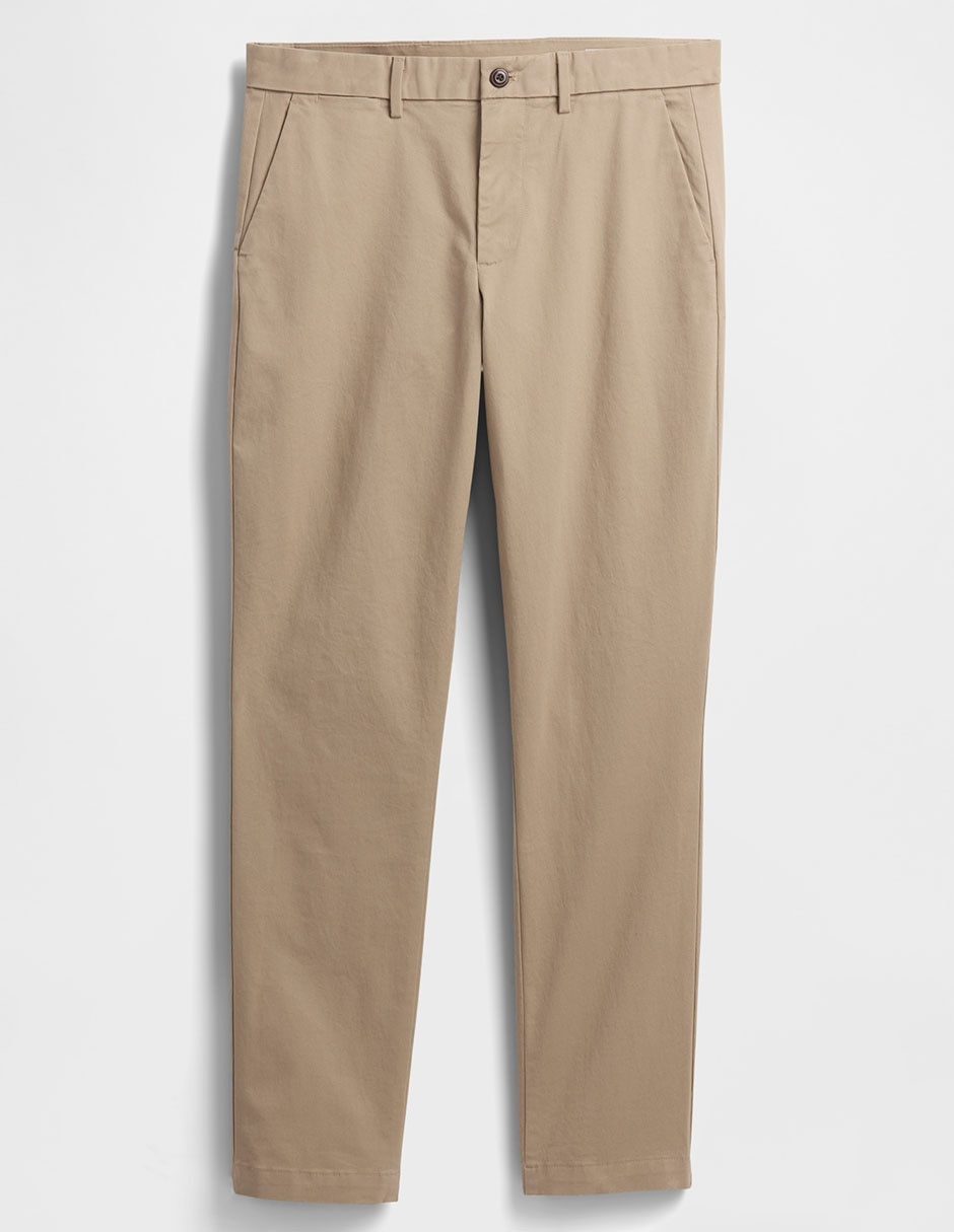 PANTALON GAP 440943 LISO, 32-30, KHAKI