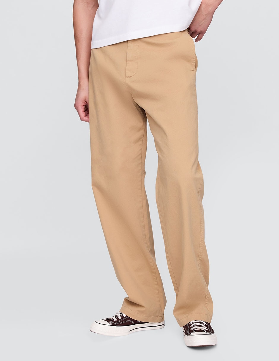 PANTALON GAP 598213 LISO R, 34-30, KHAKI