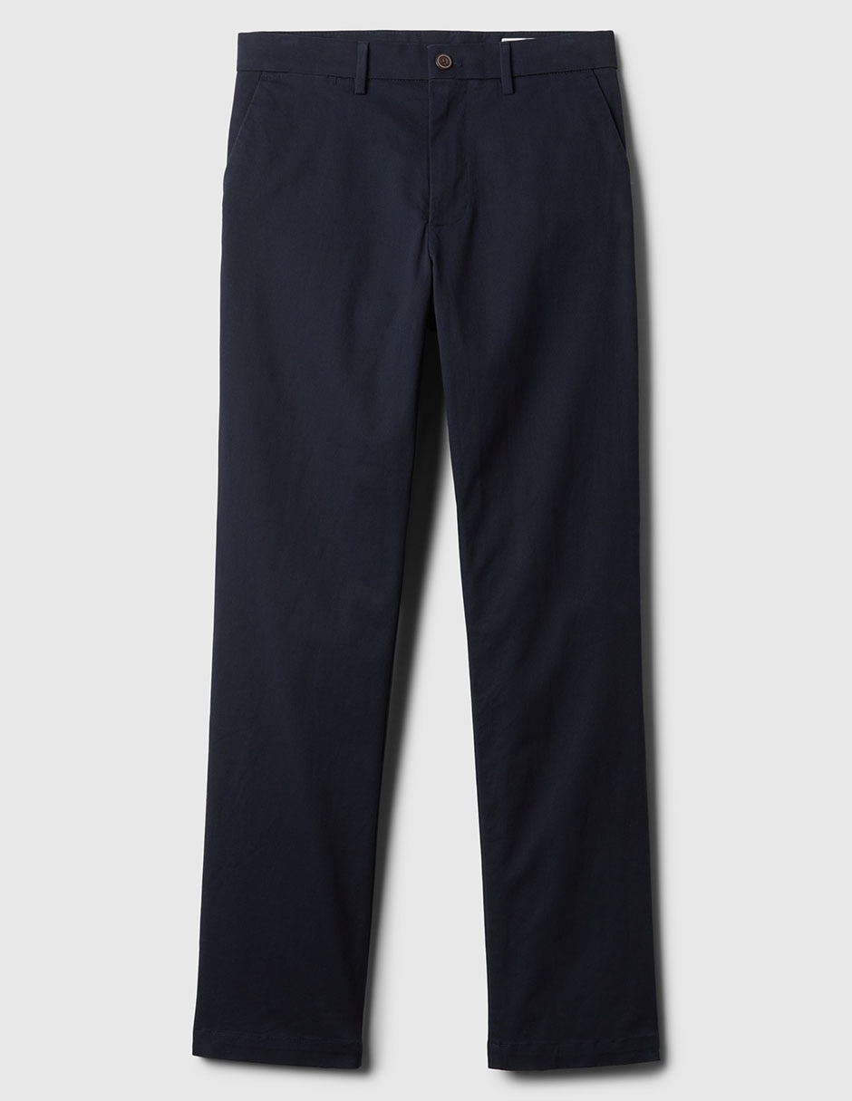 Pantalón recto de gabardina para hombre Pantalón recto de gabardina para hombre
