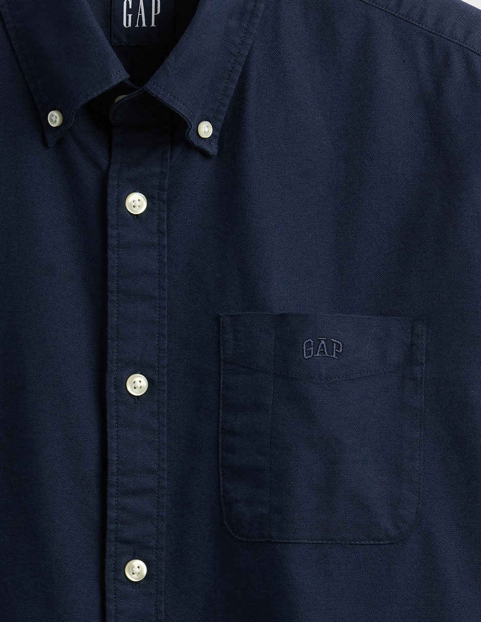 CAMISA GAP 787781 ALGOD, CH, AZUL MARINO