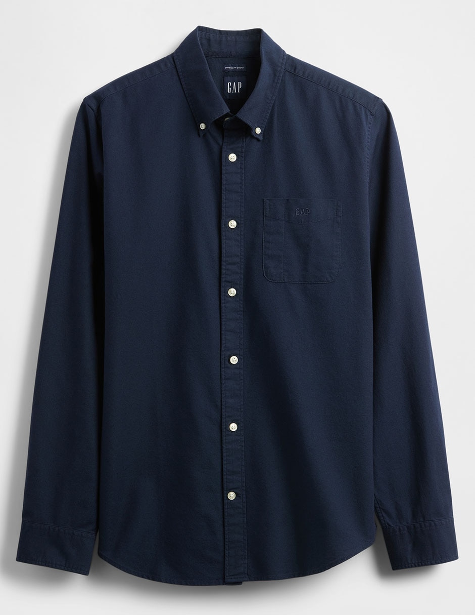 CAMISA GAP 787781 ALGOD, CH, AZUL MARINO